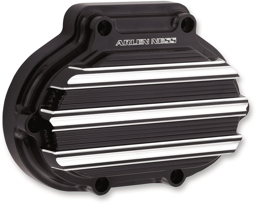 ARLEN NESS 1105-0108 10-Gauge Transmission Side Cover - Black/Machined - Harley-Davidson