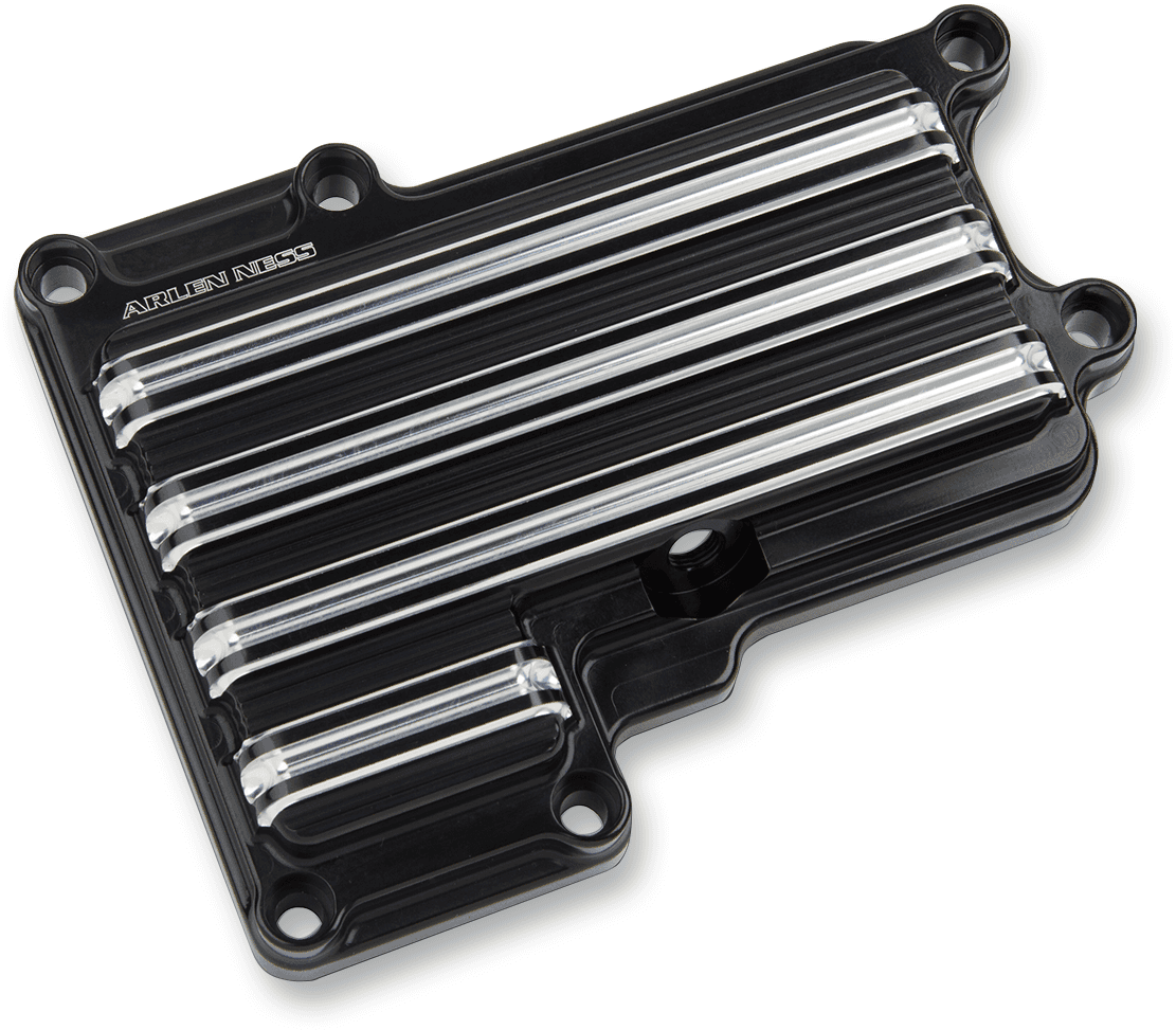 ARLEN NESS 1105-0112 10-Gauge Transmission Top Cover - BlackMachined - '06-'17 Harley-Davidson