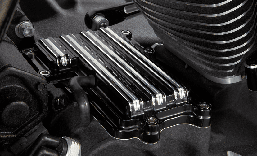 ARLEN NESS 1105-0112 10-Gauge Transmission Top Cover - BlackMachined - '06-'17 Harley-Davidson — image 2 of 2