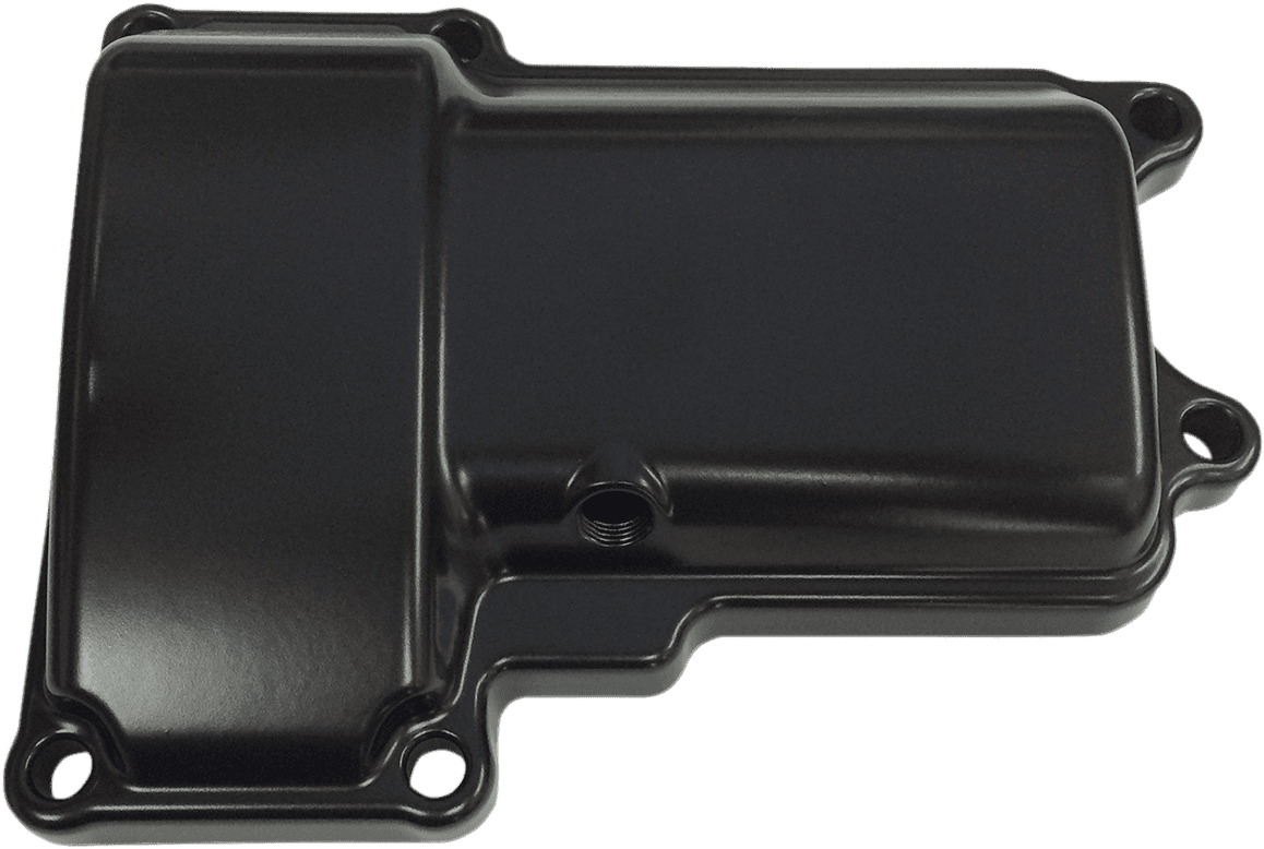 DRAG SPECIALTIES 1105-0209 Transmission Top Cover - Black - 6 Hole