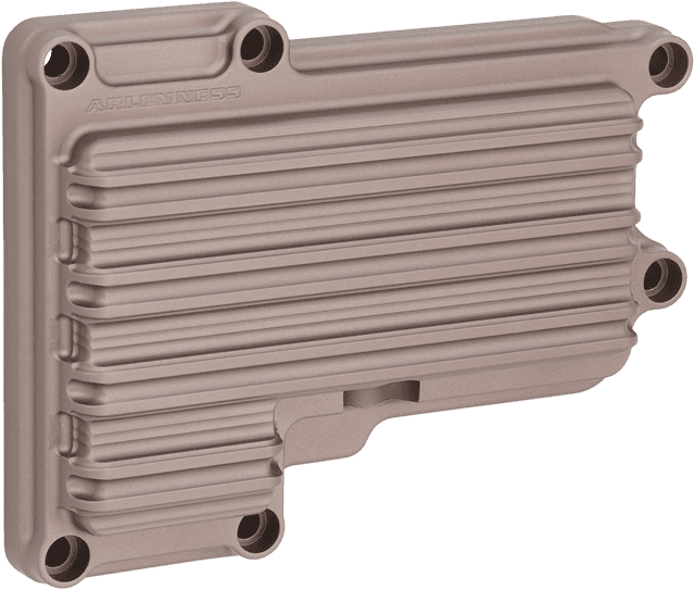 ARLEN NESS 1105-0247 10-Gauge Transmission Top Cover - Titanium - '06-'17 Harley-Davidson