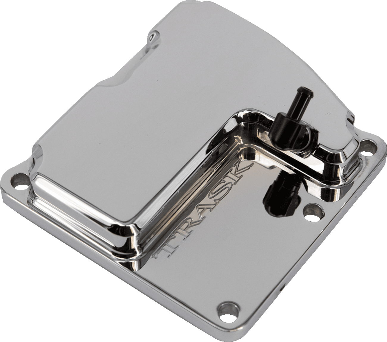 TRASK 1105-0259 CheckM8™ Transmission Top Cover - Vented - Chrome
