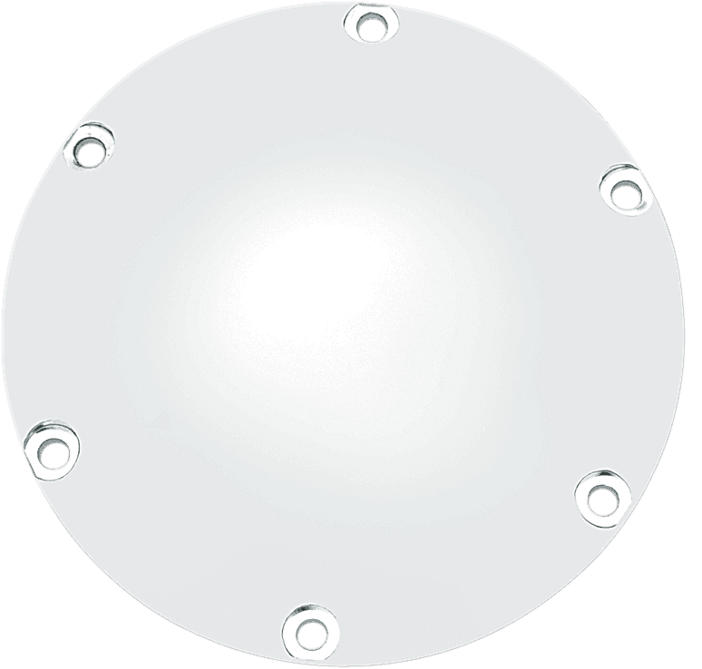 DRAG SPECIALTIES 1107-0006 Derby Cover - Chrome - 6 Hole - '04-'22 Sportster