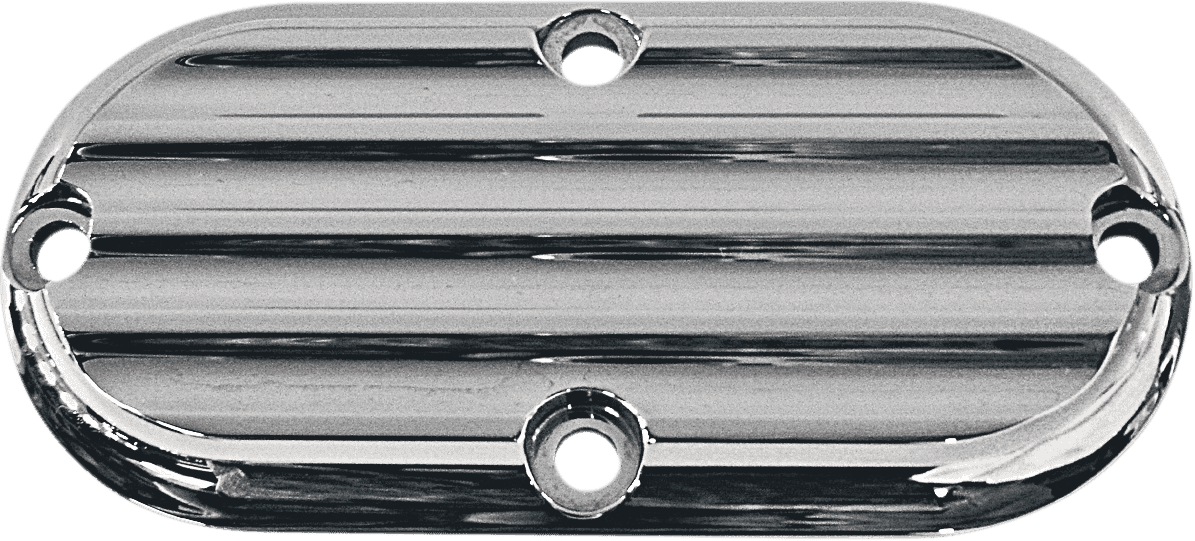 JOKER MACHINE 1107-0108 Inspection Cover - Finned - Chrome