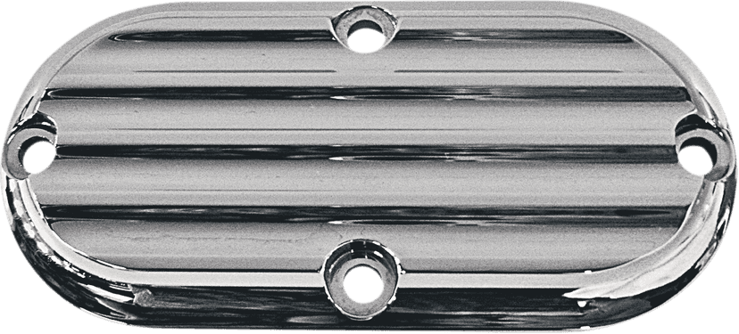 JOKER MACHINE 1107-0108 Inspection Cover - Finned - Chrome