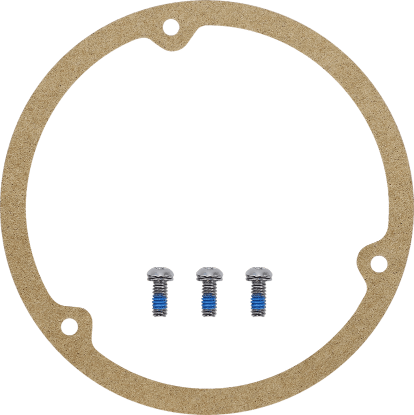 DRAG SPECIALTIES 1107-0156 Live to Ride Derby Cover - 3 Hole - Gold — image 2 of 2