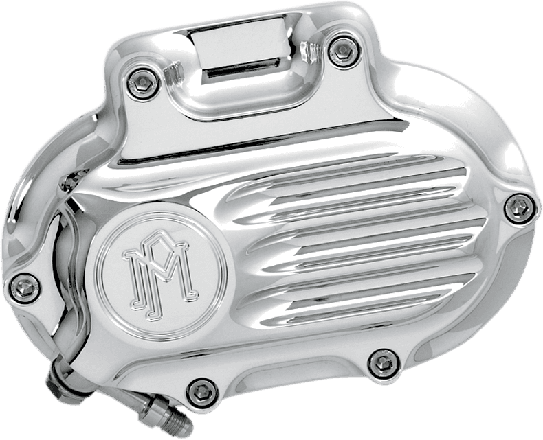BARNETT 1107-0162 Hydraulic Clutch Actuator Cover - Fluted - Chrome