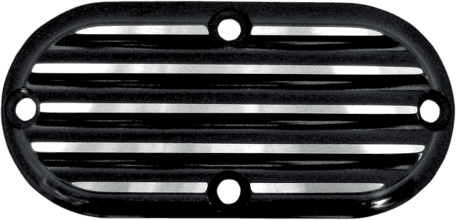 JOKER MACHINE 1107-0210 Inspection Cover - Finned - Black/Silver