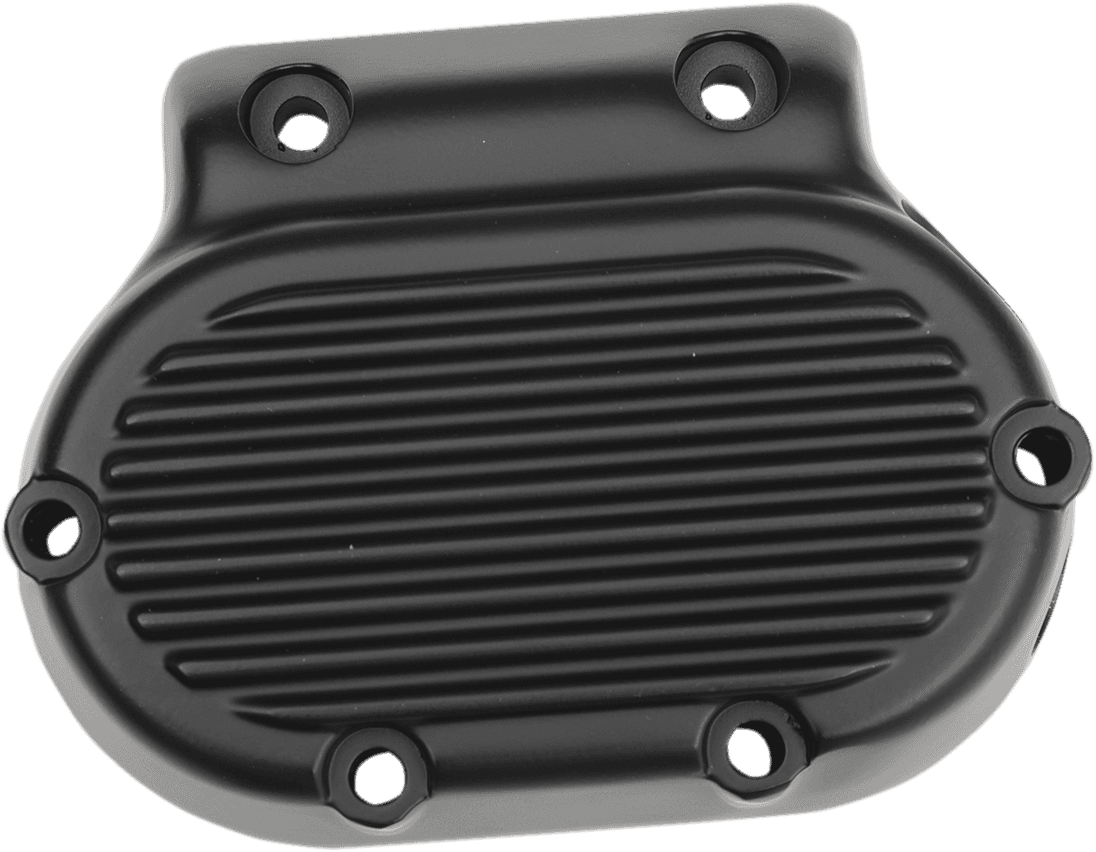 DRAG SPECIALTIES 1107-0355 Transmission Side Cover - Black - '87-'06 Harley-Davidson
