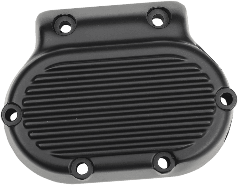 DRAG SPECIALTIES 1107-0355 Transmission Side Cover - Black - '87-'06 Harley-Davidson