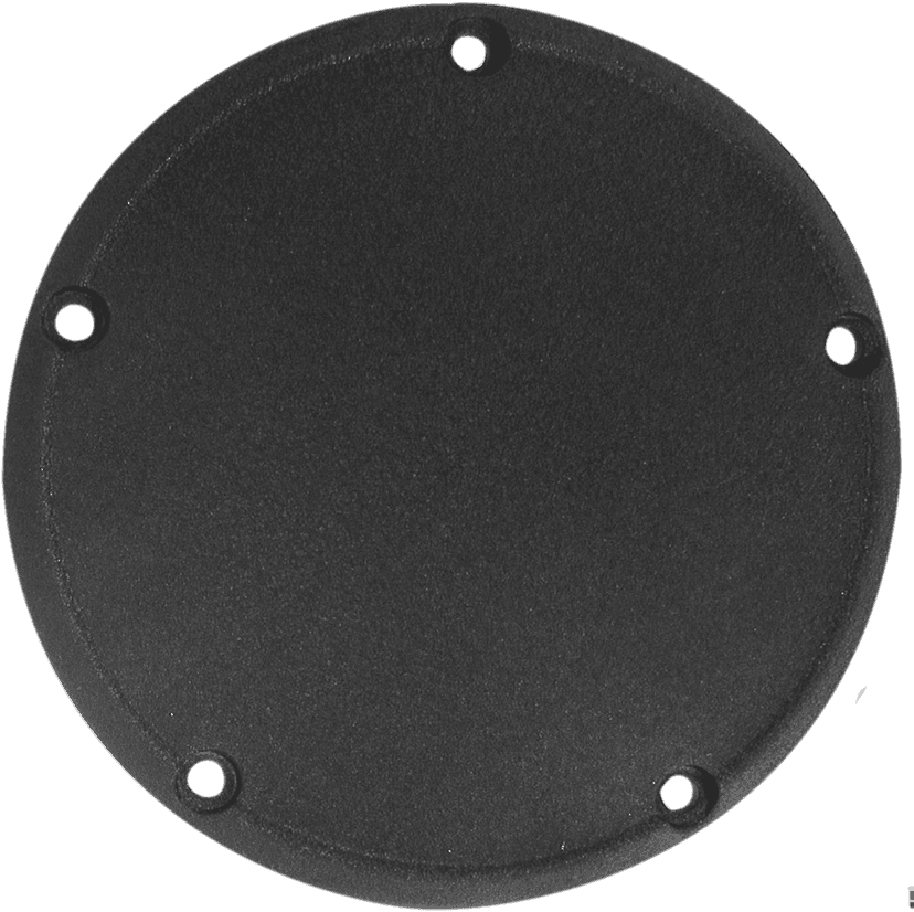 DRAG SPECIALTIES 1107-0362 Derby Cover - Wrinkle Black - 5 Hole - '99-'18 Big Twin — image 1 of 2