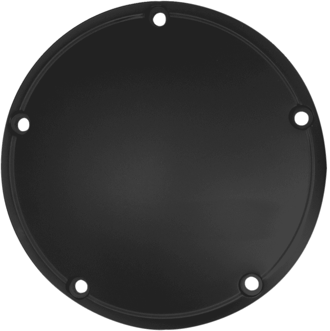 DRAG SPECIALTIES 1107-0363 Derby Cover - Satin Black - 5 Hole - '99-'18 Big Twin