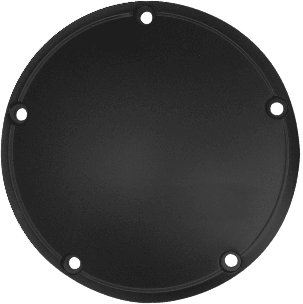 DRAG SPECIALTIES 1107-0363 Derby Cover - Satin Black - 5 Hole - '99-'18 Big Twin