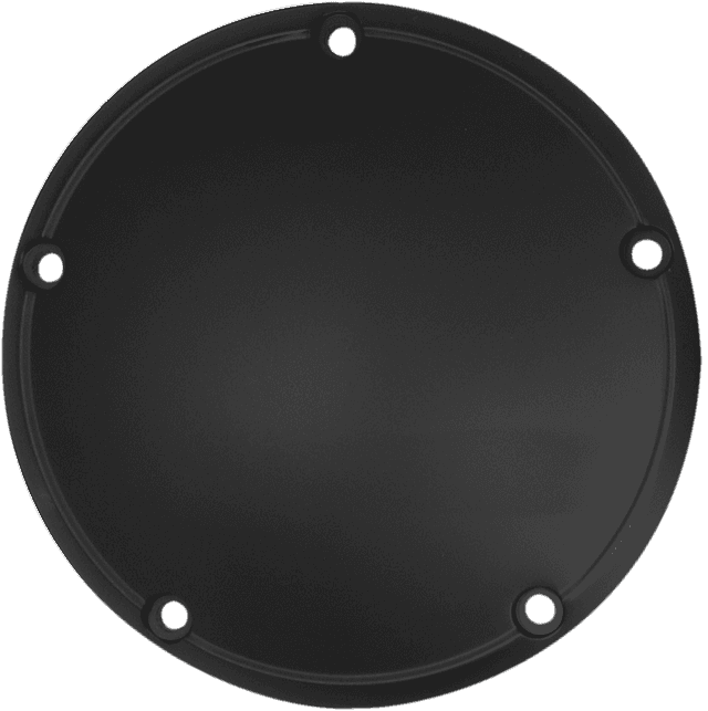 DRAG SPECIALTIES 1107-0363 Derby Cover - Satin Black - 5 Hole - '99-'18 Big Twin — image 1 of 2