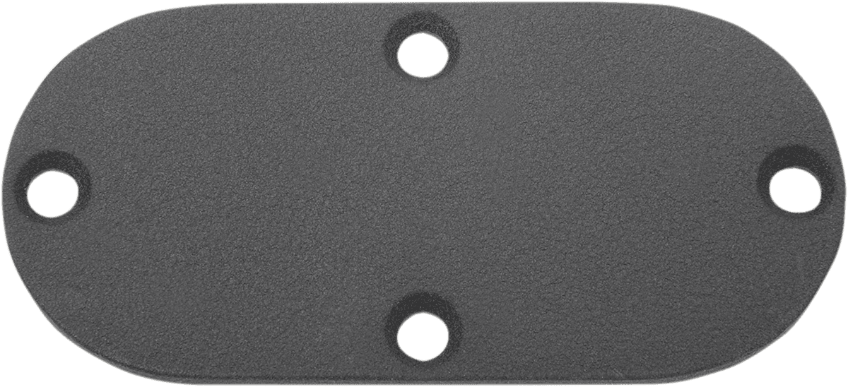 DRAG SPECIALTIES 1107-0375 Primary Chain/Inspection Cover - Wrinkle Black