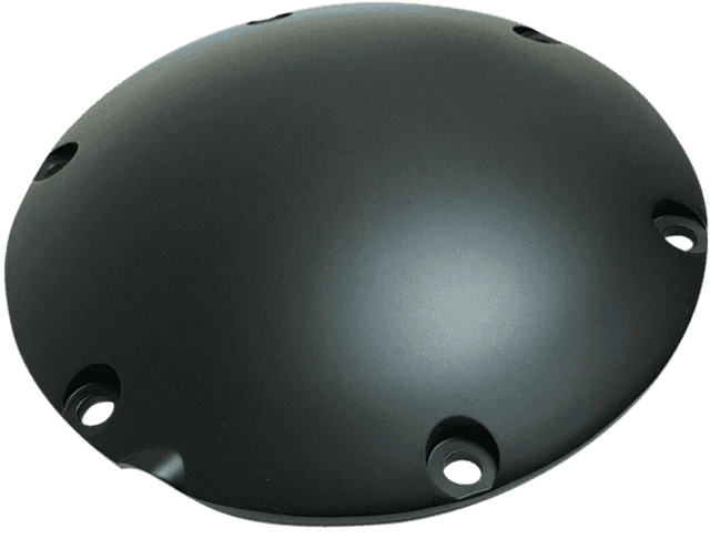 DRAG SPECIALTIES 1107-0440 Derby Cover - Satin Black - 6 Hole - '04-'22 Sportster — image 1 of 2