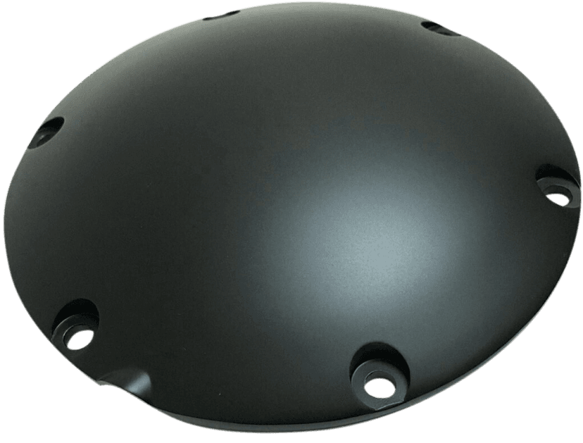 DRAG SPECIALTIES 1107-0440 Derby Cover - Satin Black - 6 Hole - '04-'22 Sportster — image 1 of 2