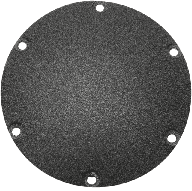 DRAG SPECIALTIES 1107-0441 Derby Cover - Wrinkle Black - 6 Hole - '04-'22 Sportster — image 1 of 2