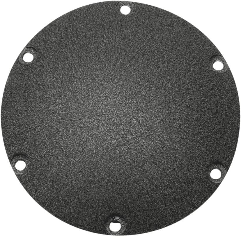 DRAG SPECIALTIES 1107-0441 Derby Cover - Wrinkle Black - 6 Hole - '04-'22 Sportster — image 1 of 2