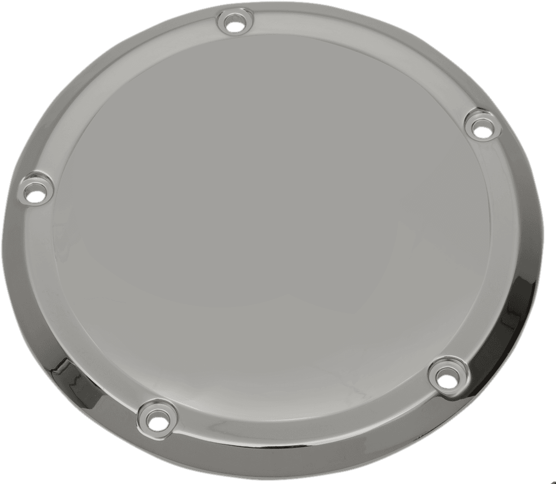 DRAG SPECIALTIES 1107-0489 Derby Cover - Chrome - 5 Hole - '15-'26 Harley-Davidson