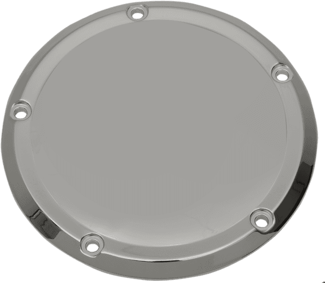 DRAG SPECIALTIES 1107-0489 Derby Cover - Chrome - 5 Hole - '15-'26 Harley-Davidson — image 1 of 2