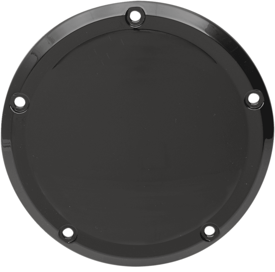 DRAG SPECIALTIES 1107-0556 Derby Cover - Gloss Black - 5 Hole - '15-'26 Harley-Davidson