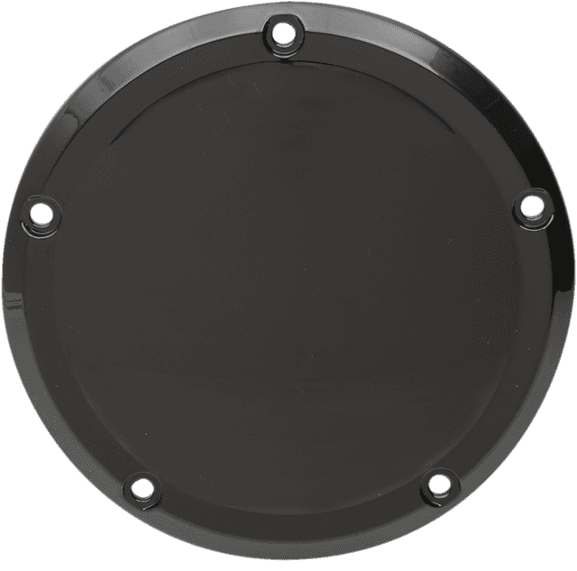 DRAG SPECIALTIES 1107-0556 Derby Cover - Gloss Black - 5 Hole - '15-'26 Harley-Davidson — image 1 of 2