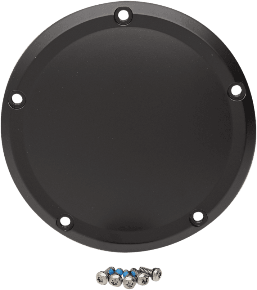 DRAG SPECIALTIES 1107-0557 Derby Cover - Matte Black - 5 Hole - '15-'26 Harley-Davidson