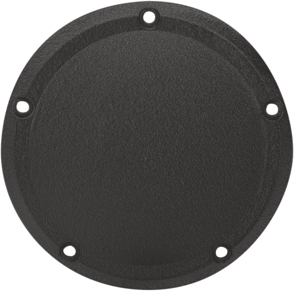 DRAG SPECIALTIES 1107-0558 Derby Cover - Wrinkle Black - 5 Hole - '15-'26 Harley-Davidson