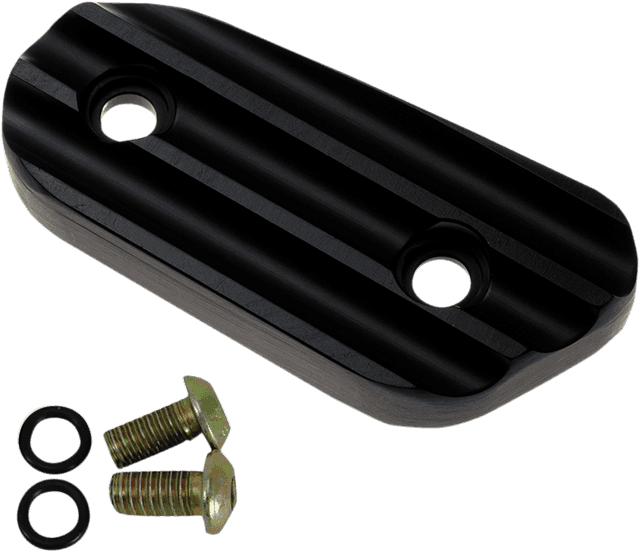 JOKER MACHINE 1107-0573 Inspection Cover - Finned - Black