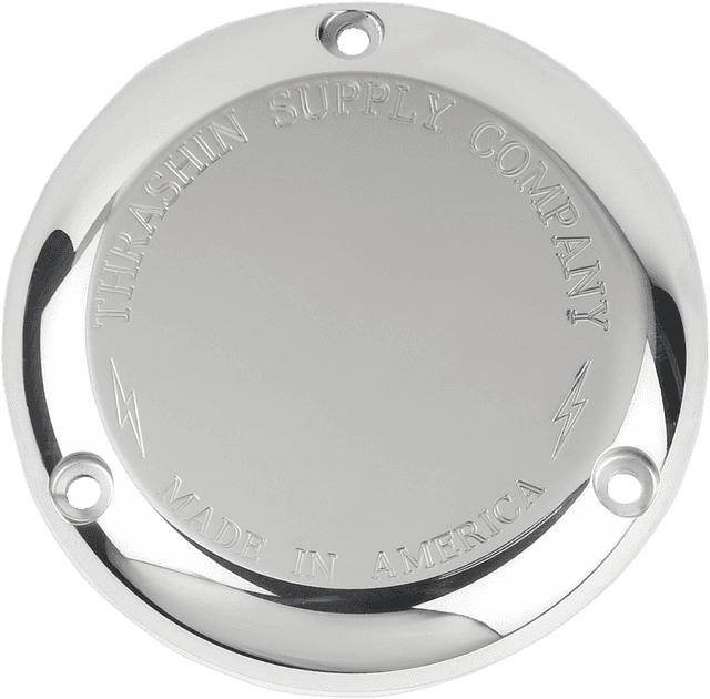 THRASHIN SUPPLY CO. 1107-0584 Derby Cover - Polished - Classic - 3 Hole