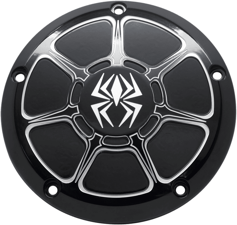 REKLUSE 1107-0617 Derby Cover - Gloss Black - Sportster