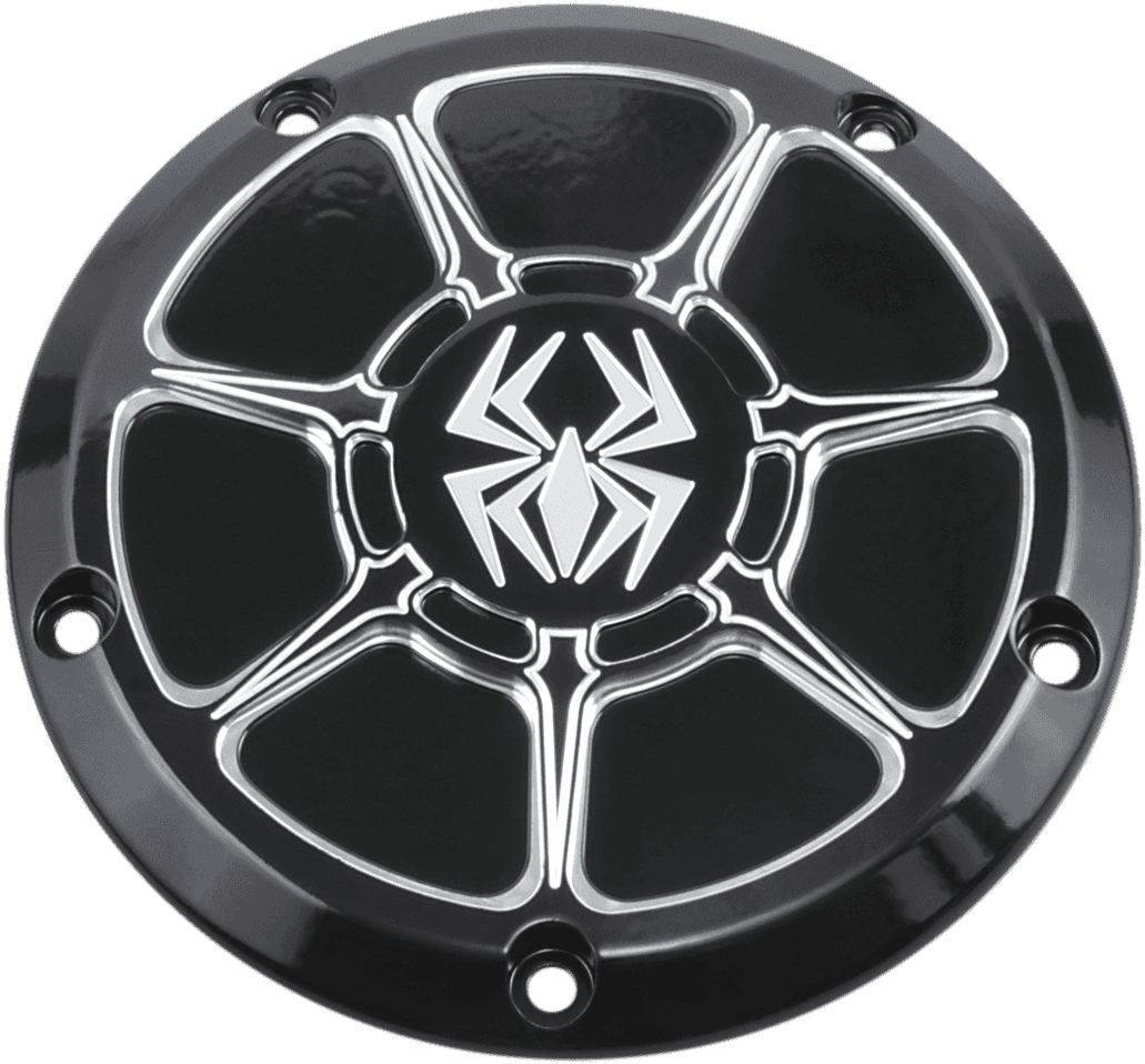 REKLUSE 1107-0619 Derby Cover - Gloss Black - Big Twin