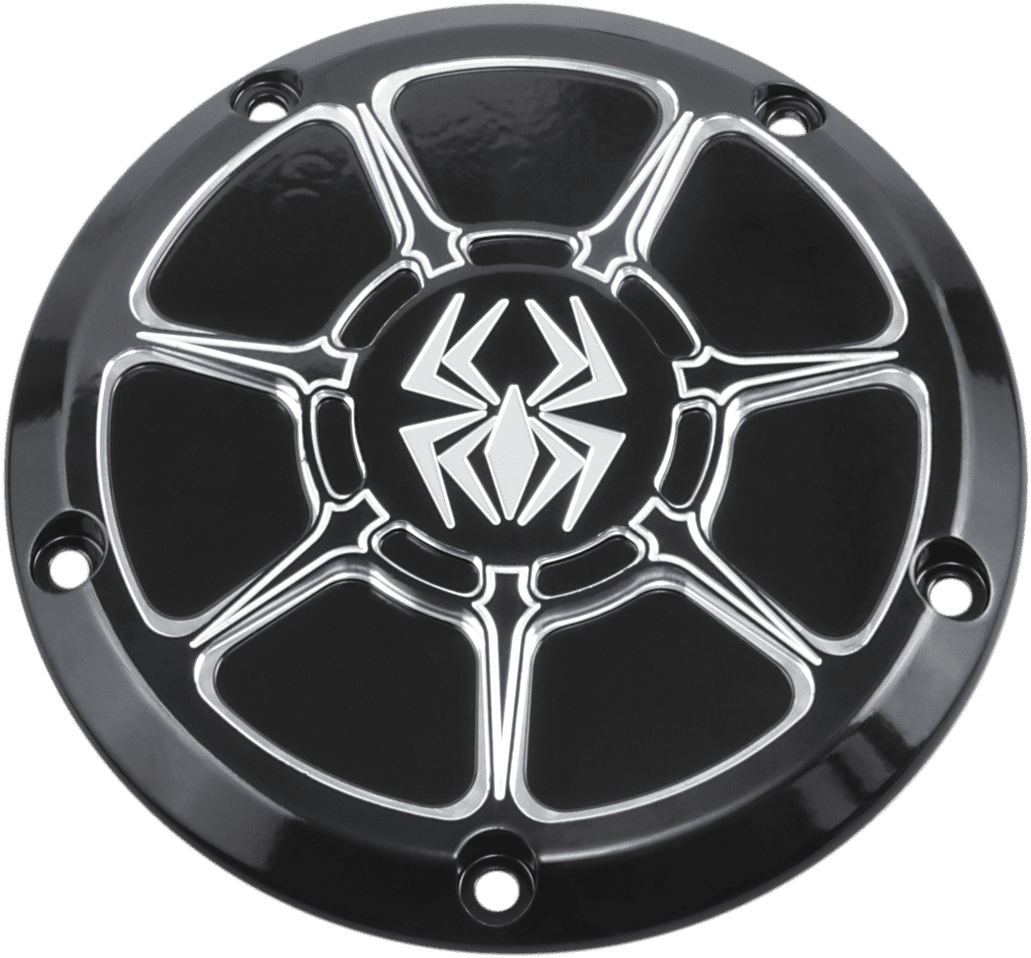 REKLUSE 1107-0619 Derby Cover - Gloss Black - Big Twin