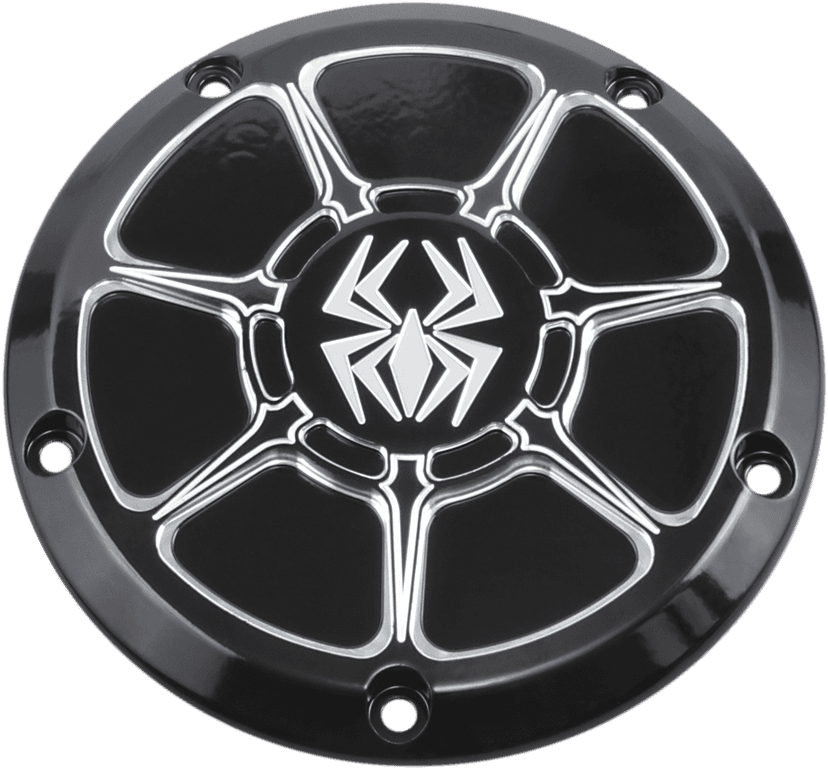 REKLUSE 1107-0619 Derby Cover - Gloss Black - Big Twin