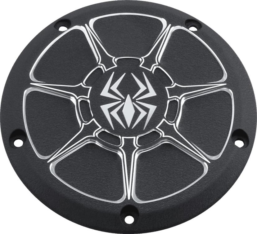 REKLUSE 1107-0622 Derby Cover - Wrinkle Black - Touring/Trike