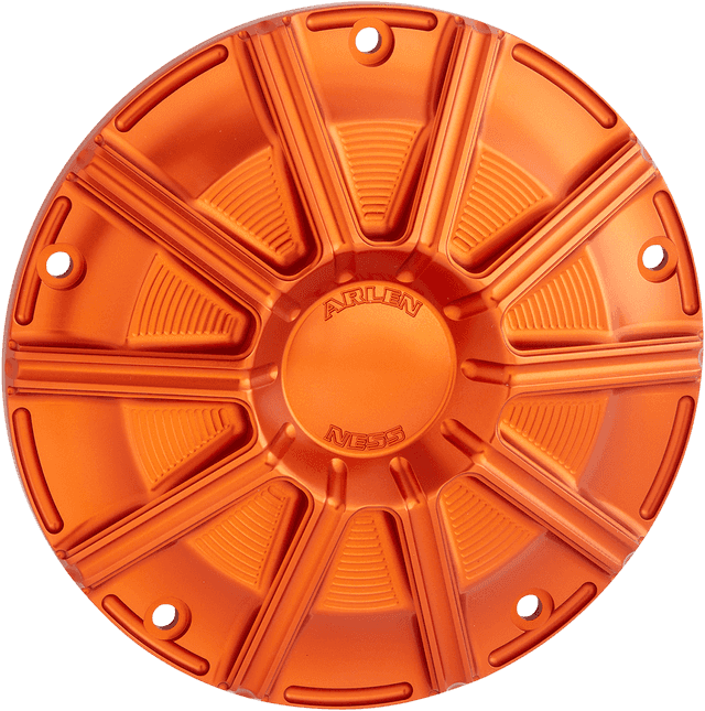 ARLEN NESS 1107-0650 10-Gauge Derby Cover - Orange - Touring/Trike