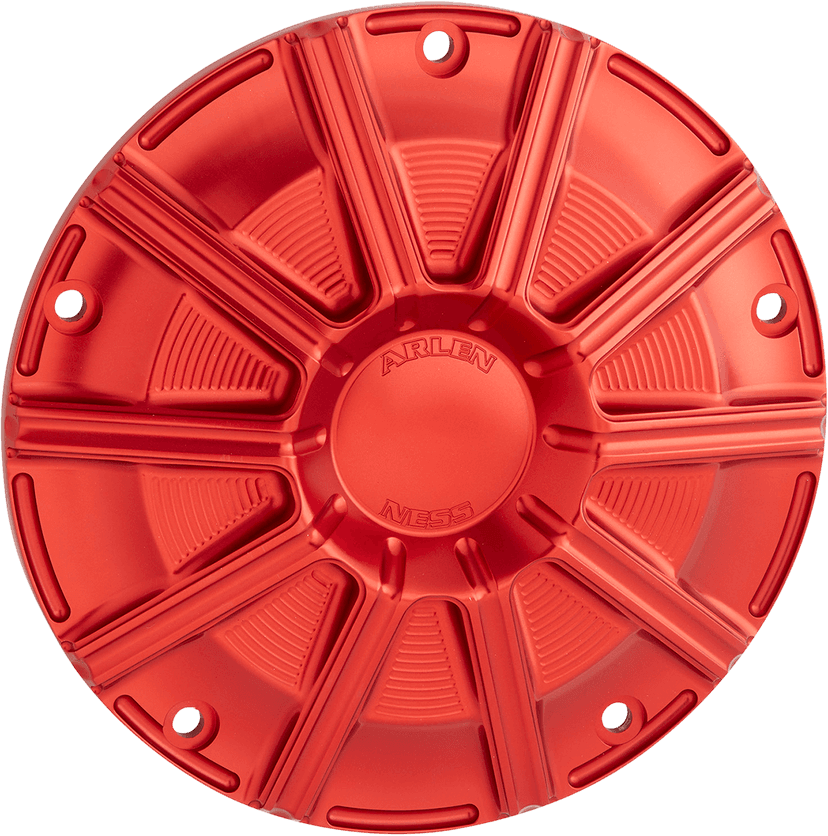 ARLEN NESS 1107-0651 10-Gauge Derby Cover - Red - Touring/Trike