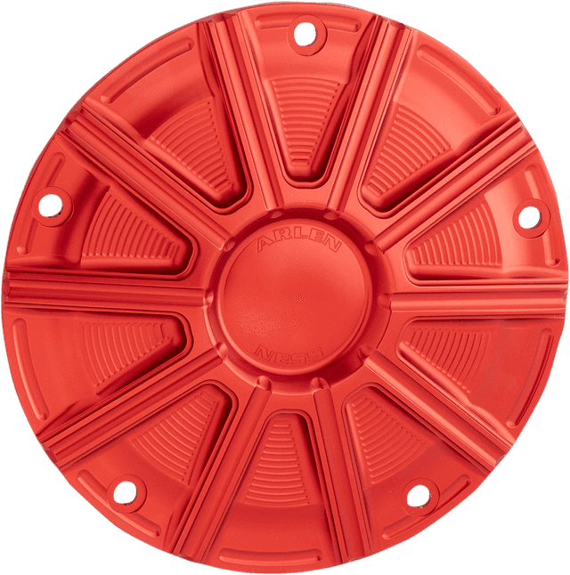 ARLEN NESS 1107-0657 10-Gauge Derby Cover - Red - Big Twin