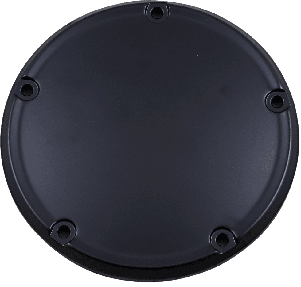 DRAG SPECIALTIES 1107-0659 Derby Cover - Matte Black - 5 Hole - '18-'26 Softail