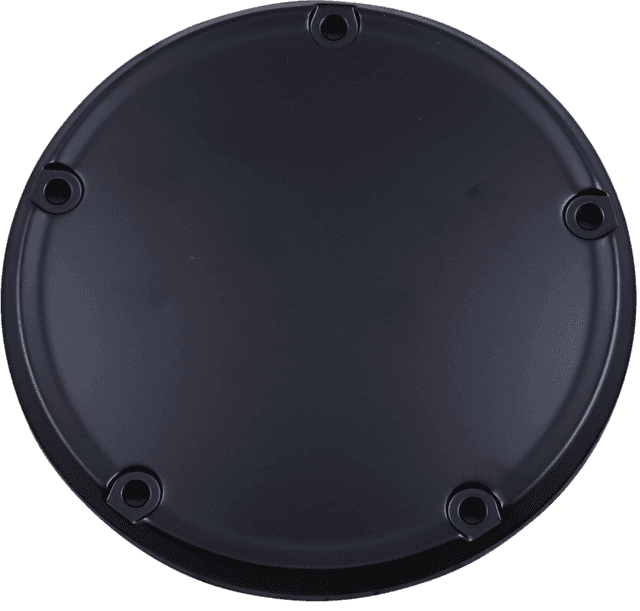 DRAG SPECIALTIES 1107-0659 Derby Cover - Matte Black - 5 Hole - '18-'26 Softail — image 1 of 2
