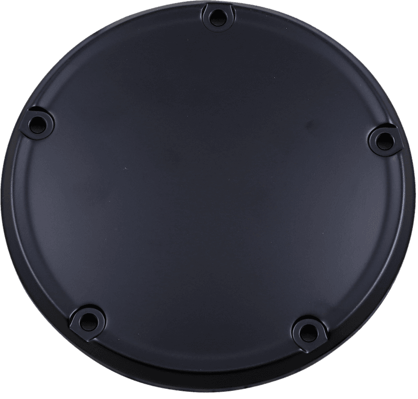DRAG SPECIALTIES 1107-0659 Derby Cover - Matte Black - 5 Hole - '18-'26 Softail — image 1 of 2