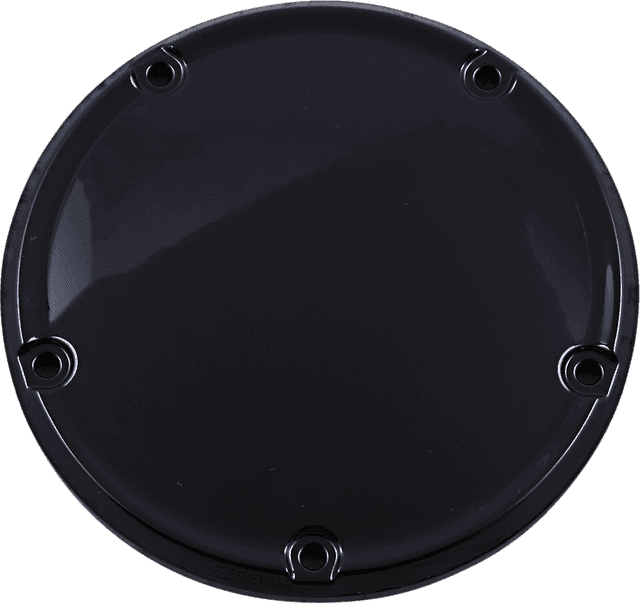 DRAG SPECIALTIES 1107-0660 Derby Cover - Gloss Black - 5 Hole - '18-'26 Softail — image 1 of 2