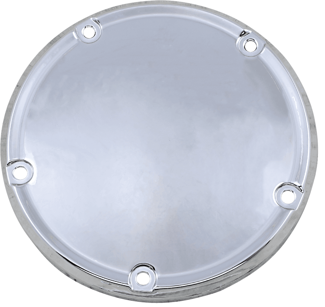 DRAG SPECIALTIES 1107-0662 Derby Cover - Chrome - 5 Hole - '18-'26 Softail