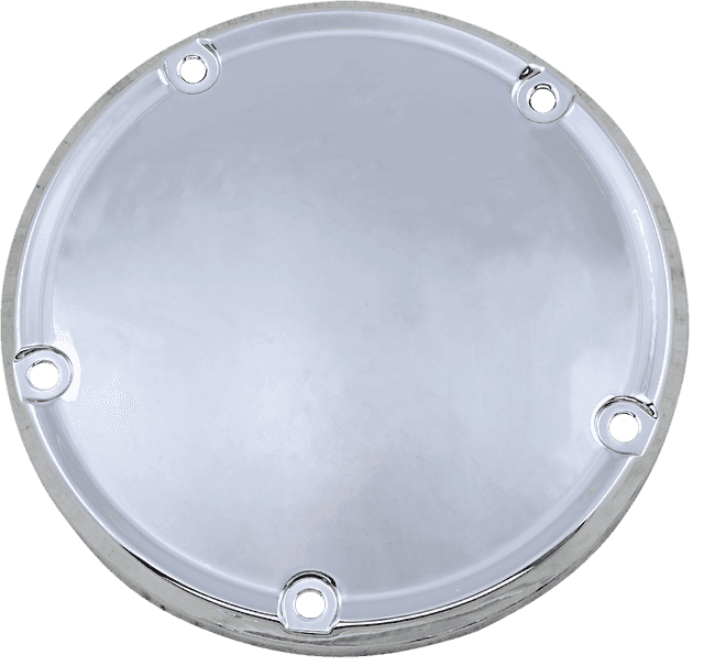 DRAG SPECIALTIES 1107-0662 Derby Cover - Chrome - 5 Hole - '18-'26 Softail — image 1 of 2