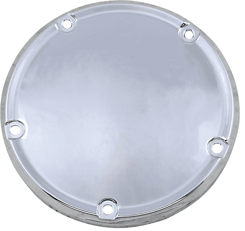 DRAG SPECIALTIES 1107-0662 Derby Cover - Chrome - 5 Hole - '18-'26 Softail — image 1 of 2