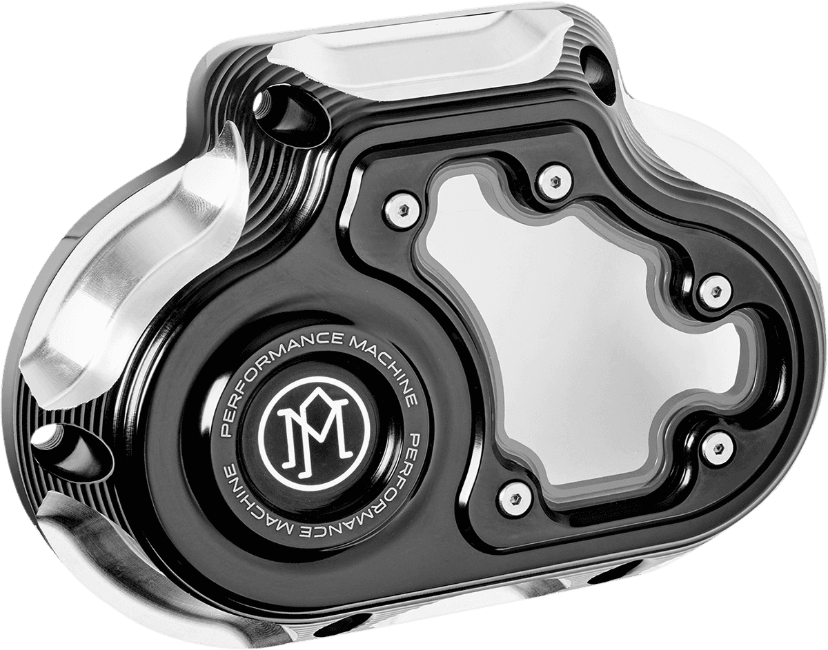 PERFORMANCE MACHINE (PM) 1107-0677 Transmission Side Cover - Vision - Contrast Cut™ - M8 Softail