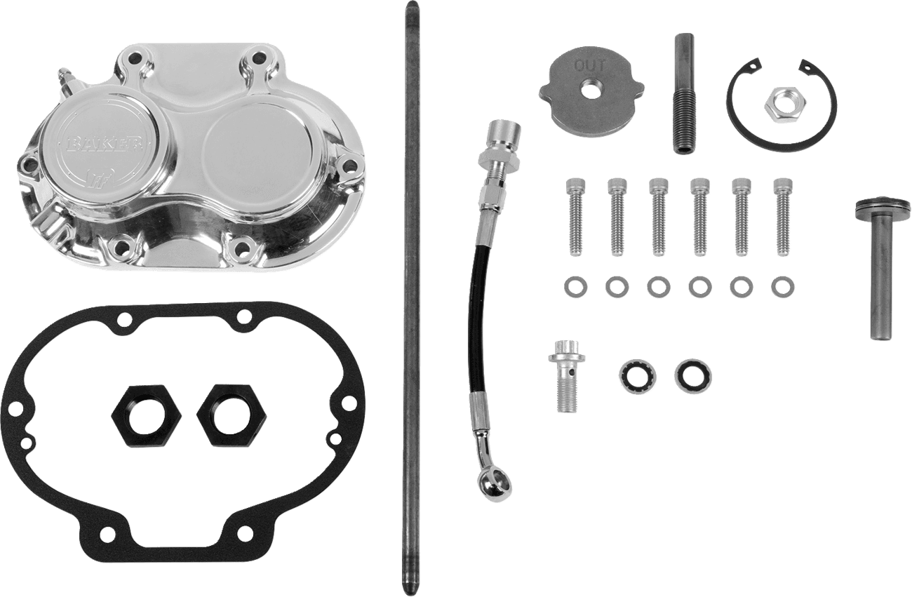 BAKER DRIVETRAIN 1107-0687 Transmission Side Cover Assembly - Function-Formed™ - Polished