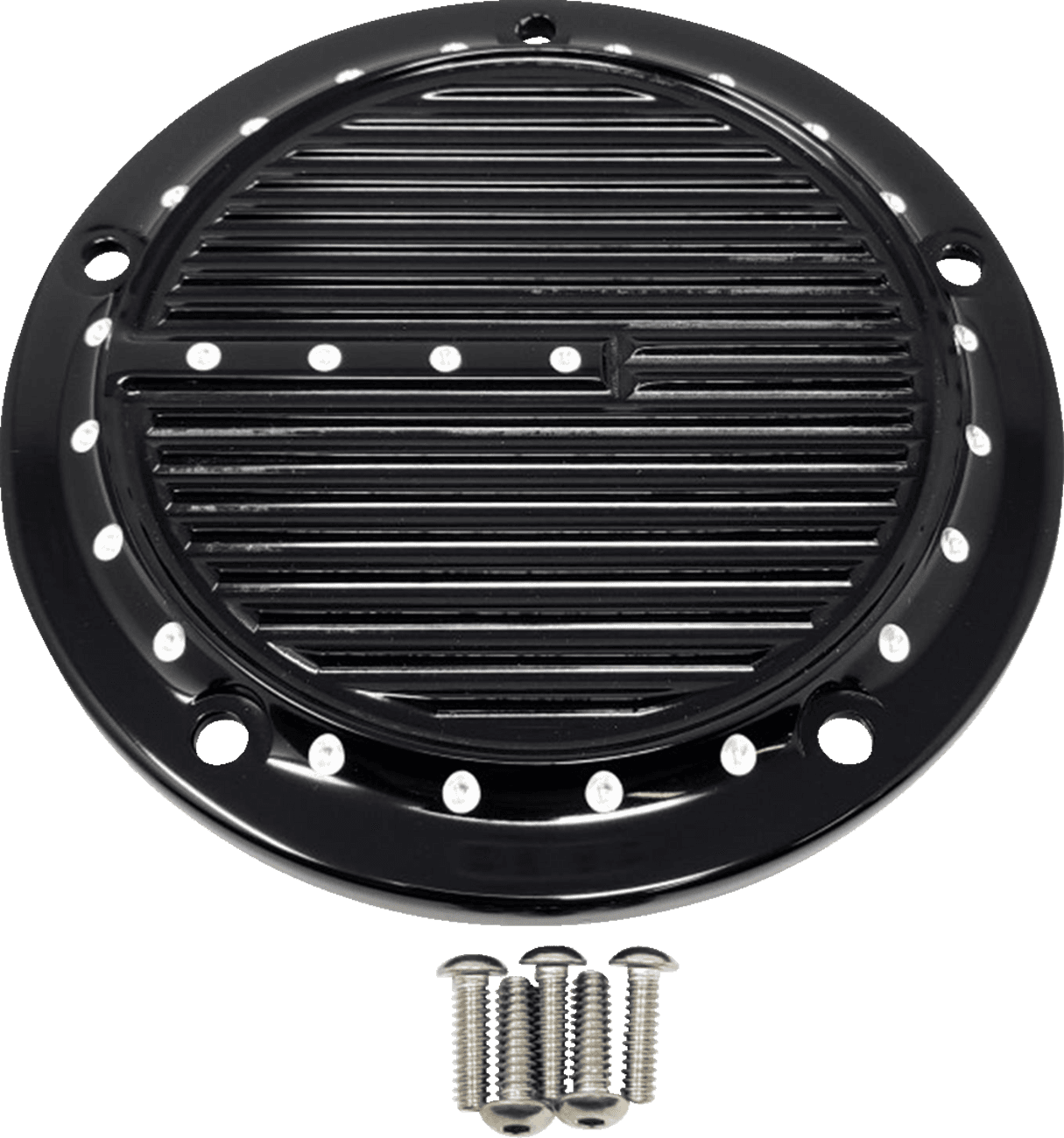 COVINGTONS 1107-0697 Derby Cover - Dimpled - Black - 5 Hole