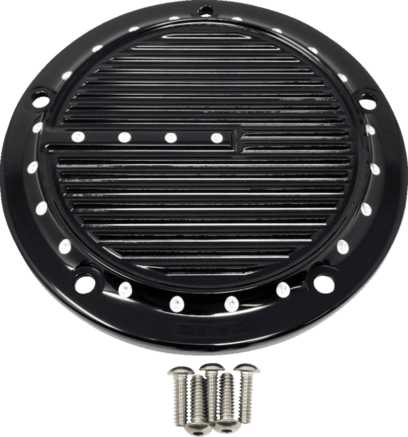 COVINGTONS 1107-0697 Derby Cover - Dimpled - Black - 5 Hole